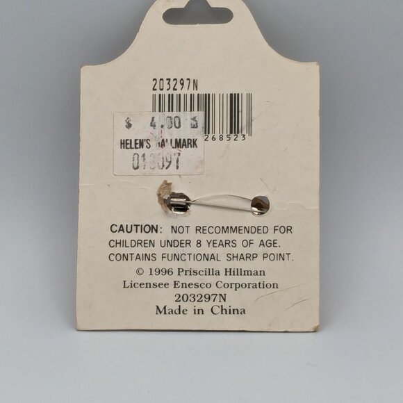 Cherished Teddies "N" Lapel Pin 1996 by Enesco T is for Teddies Collection - Picture 2 of 3